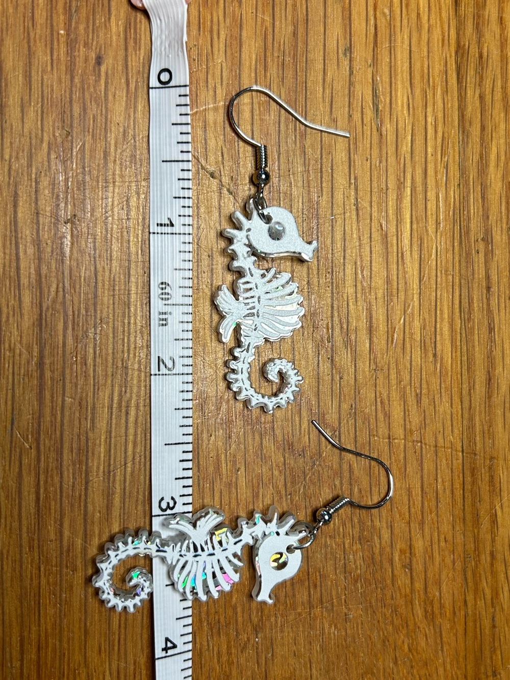 3/$25 Seahorse Dangle Earrings - Picture 3 of 3